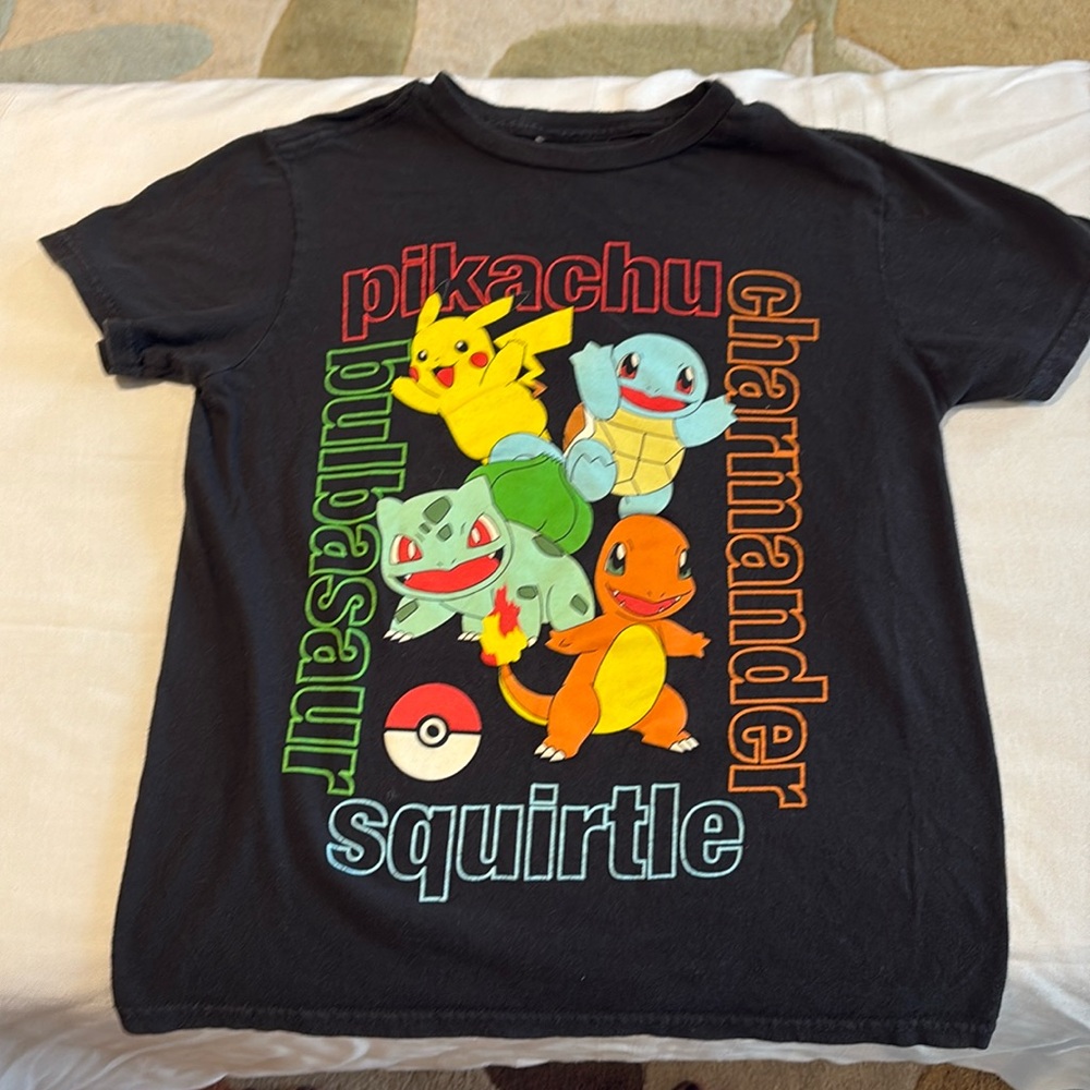 Pokemon T-Shirt Kids Medium Great Condition 100% Cotton